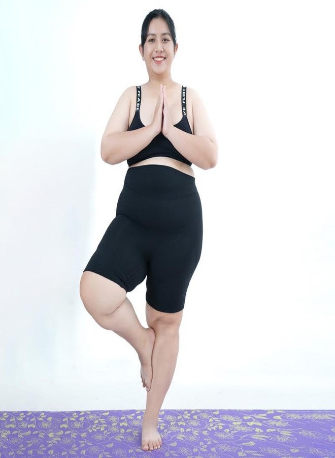 Bioflect® Compression Shorts with Bioactive Raised Massaging Knit for Support and Comfort - M/L Black - Image 5